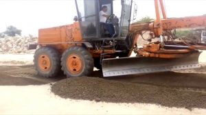 Строительство площадки из отсева дробления бетона и кирпича по технологии укрепления грунтов "ANT"