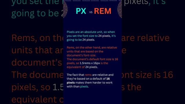 CSS - PX vs REM