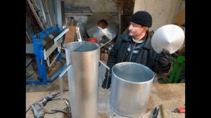 делаем дефлектор. как сделать дефлектор. мастерская Альфа-Сталь. оцинкованные элементы.