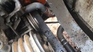 Снятие помпы на Хитачи 240