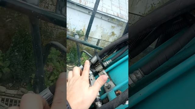 гидро линия на мини экскаватор кубота RX-406 смотреть онлайн