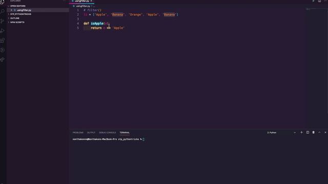 สอน Python Tips and Tricks [EP.3] Filter