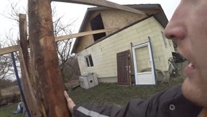 СТРОЮ навес ИЗ ГОВНА И ПАЛОК