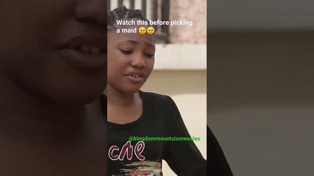 Watch this before u pick a maid🥺#ytshort  #africanmovie #entertainment #nigerianmovie #truelifestor