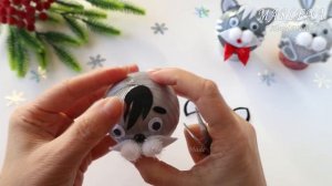 ?? КОТ (КРОЛИК) - СИМВОЛ 2023 ГОДА ? Cat DIY. Christmas decorations ?