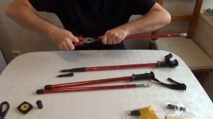 Мелкий ремонт трекинговых палок. Палки в ручной клади.