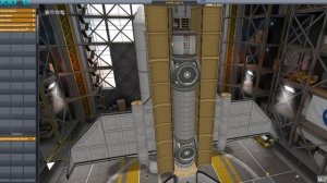Сборка гигантской космической станции в Kerbal Space Program