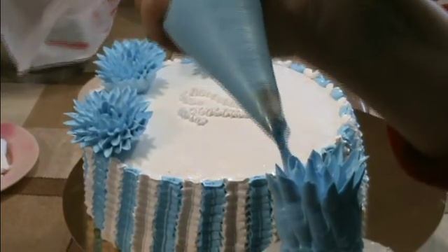 Торт для мальчика с хризантемами смотреть онлайн