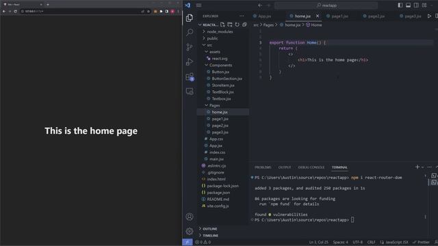 React JS Tutorial - #7 - Multiple Pages