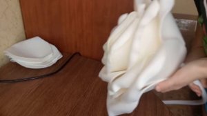 Светильник роза из изолона с тонировкой своими руками/ростовые цветы/DIY/handmade/growth flowers
