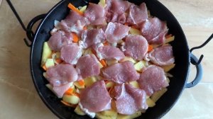 Картошка с мясом. Запекаем в тандыре.
