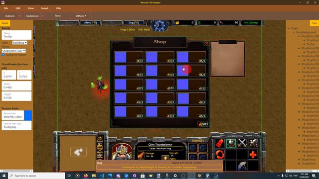 Warcraft 3 UI Designer: Shop/Inventory UI Design Tutorial смотреть онлайн