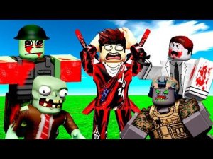 ЭВОЛЮЦИЯ АРМИИ ЗОМБИ ОТ НУБА ДО ПРО В СИМУЛЯТОРЕ Zombie Army Simulator В РОБЛОКС !