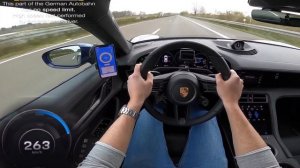 PORSCHE TAYCAN TURBO S 761HP TOP SPEED | NO SPEED LIMIT |