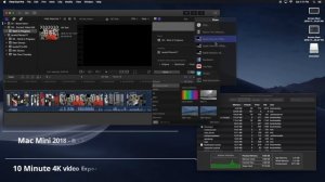 Mac Mini 2014 vs 2018 - Final Cut Pro X Performance Demo