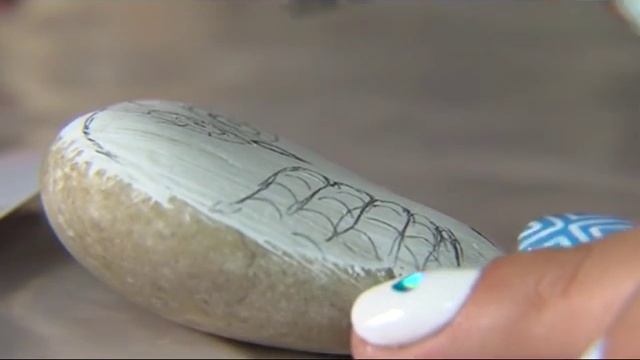 Роспись камней (каменный арт). Мастер-класс. смотреть онлайн