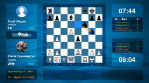 Chess Game Analysis: Вася Гренчиков - Fırat Akçay : 1-0 (By ChessFriends.com)