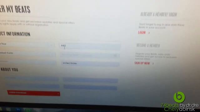 Регистрация наушников на официальном сайте beatsbydre.com - 74beats Челябинск - Oficial Registering смотреть онлайн