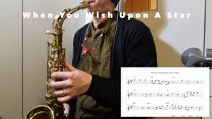 【When You Wish Upon A Star】Alto Saxophone Standard Jazz Improvisation