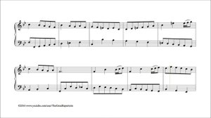 Bach, Minuet in B-flat major, BWV Anh 118