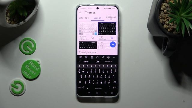 How to Change and Customize Keyboard Theme on HUAWEI P60 PRO?