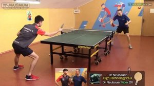 обзор Dr Neubauer VIPER OX - свойства длинных шипов, эффект и для какой игры накладка, тест