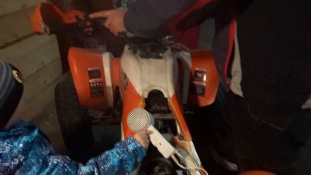 квадрик Irbis 250c  не заводится продолжение