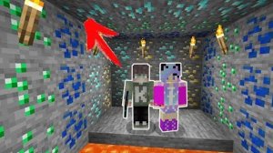 НАШЛА КУЧУ АЛМАЗОВ И ДРУГИХ РЕСУРСОВ ВЫЖИВАНИЕ С ПАПОЙ В MINECRAFT #6 MINECRAFT 1.14.4