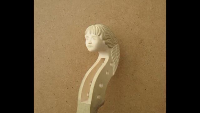 Angel head for violin - handmade by Rumen Spirov-2013-design and development  by Rumen Spirov смотреть онлайн