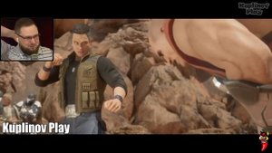 Реакции Летсплейщиков на Удар Джонни Кейджа по Орехам Кано из Mortal Kombat 11