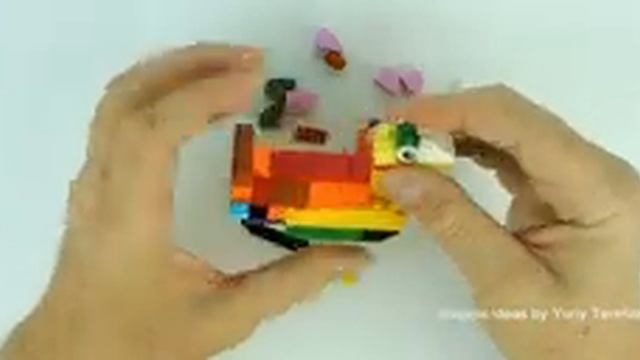 2023 Thanksgiving Day's Turkey ? Lego Classic 10696 Turkey MOC.  How to Build Lego Classic. смотреть онлайн