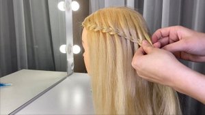 Прическа ВОДОПАД. Топовая прическа лета 21)