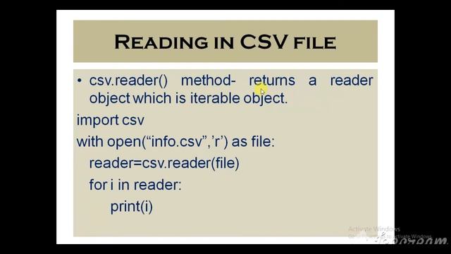 CSV files in Python | Reading and Writing objects in CSV files