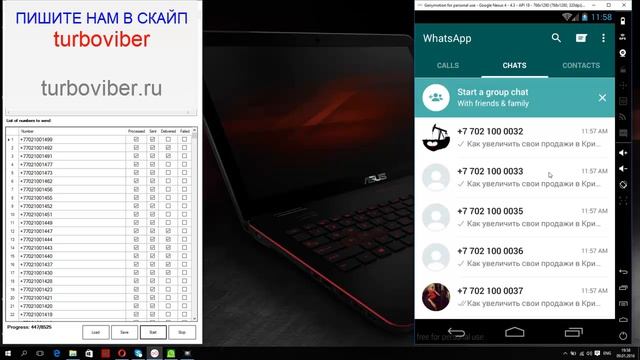 Как рассылать сообщения в WhatsApp? Лучшая программа смотреть онлайн