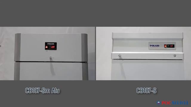 Шкаф морозильный Polair CB107-Sm Alu смотреть онлайн