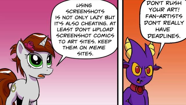 Расскажи пони, как рисовать комикс? смотреть онлайн