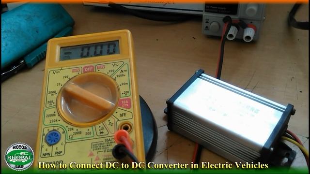 How to Use DC to DC Converter in Electric Vehicles II 48 to 12 volt Converter Connection смотреть онлайн