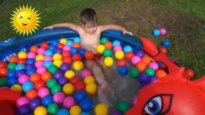 Dry pool. Сухой бассейн. Машинки и экскаваторы купаются. 0+