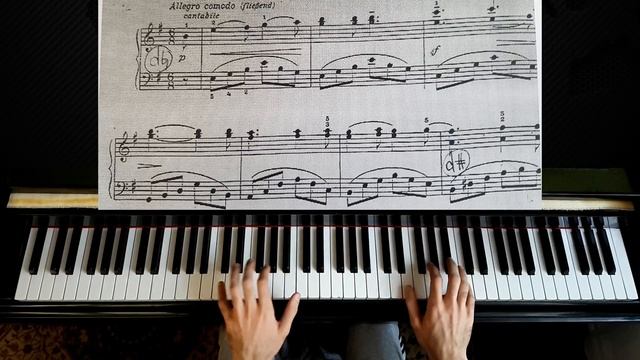 Smetana - Die Moldau - Piano with Sheet Music смотреть онлайн