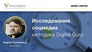 Исследования соцмедиа – методика Digital Guru