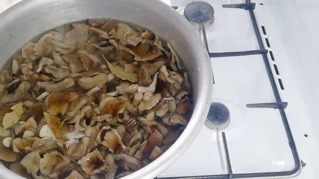 Мариную опята. Очень простой рецепт.