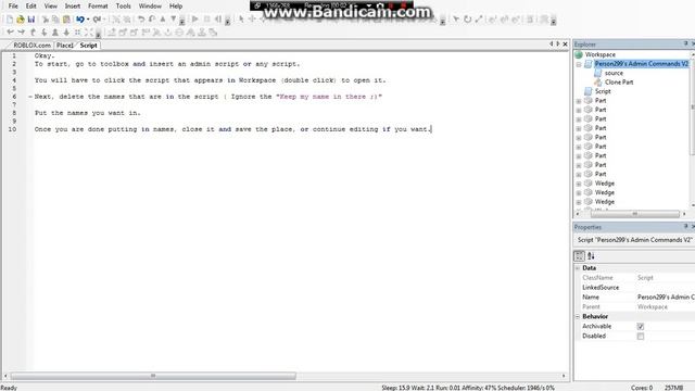 How to insert Scripts in roblox. смотреть онлайн