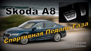 Skoda A8: Sport Педаль и Прожарка 200 !!! "Бесплатно" (2023)