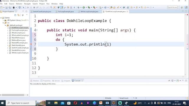 do while loop in java with syntax and program | complete java course