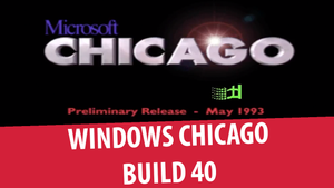 Windows Chicago build 40