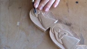 Ангелочки - резьба по дереву, мастер-класс от Маришки :)