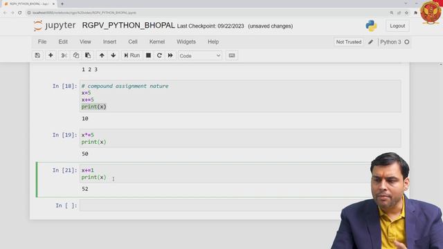 2.4.7 Assignment and Compound Assignment operator | CS406 |