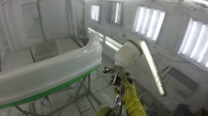 Гаражная покраска заднего бампера #jetta baslac40-40