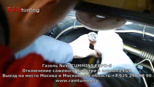 Отключение ЕГР и сажевого фильтра на Газель Некст Камминс 2.8 Евро5