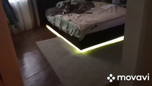 Светодиодная подсветка кровати